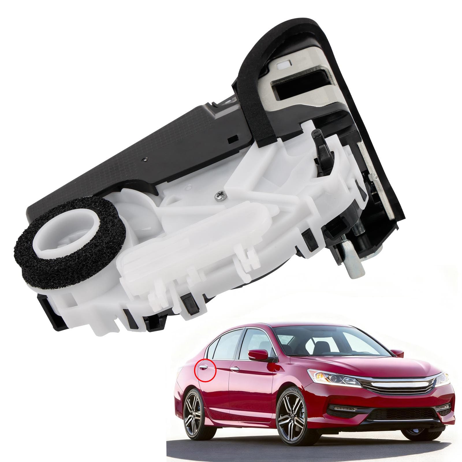 72610-T0A-H01 Passenger Side Rear Door Lock Actuator, Compatible with 2013-2019 Honda Accord CR-V Acura ILX RLX, Replaces DLA726 931-543