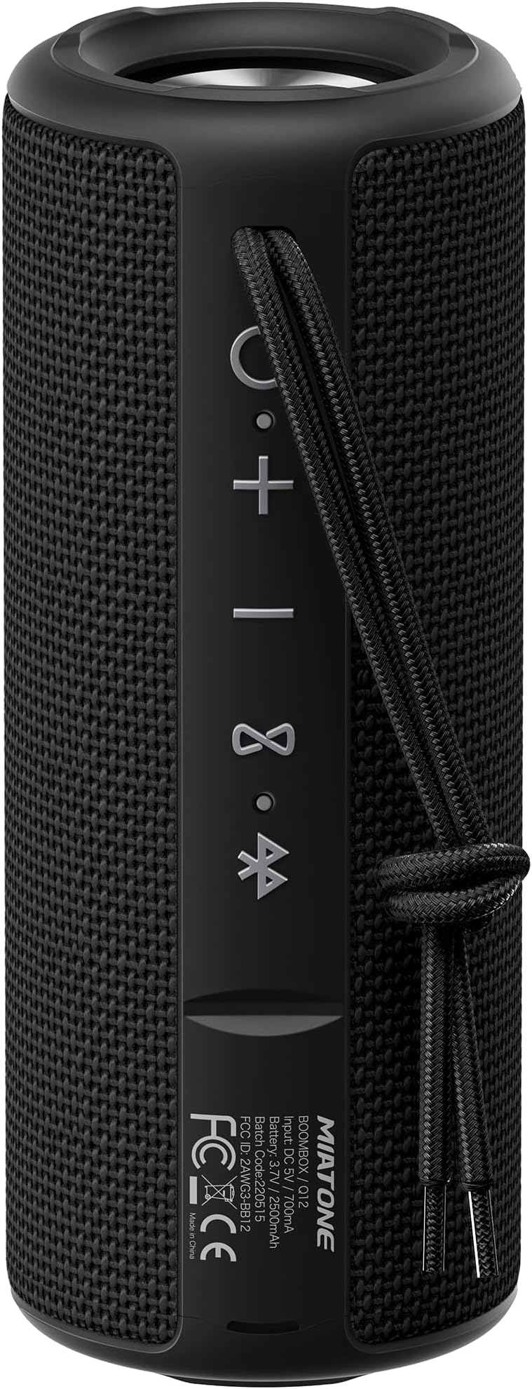 Boombox Outdoor Portable Bluetooth Speaker Waterproof Wireless Speakers - Black