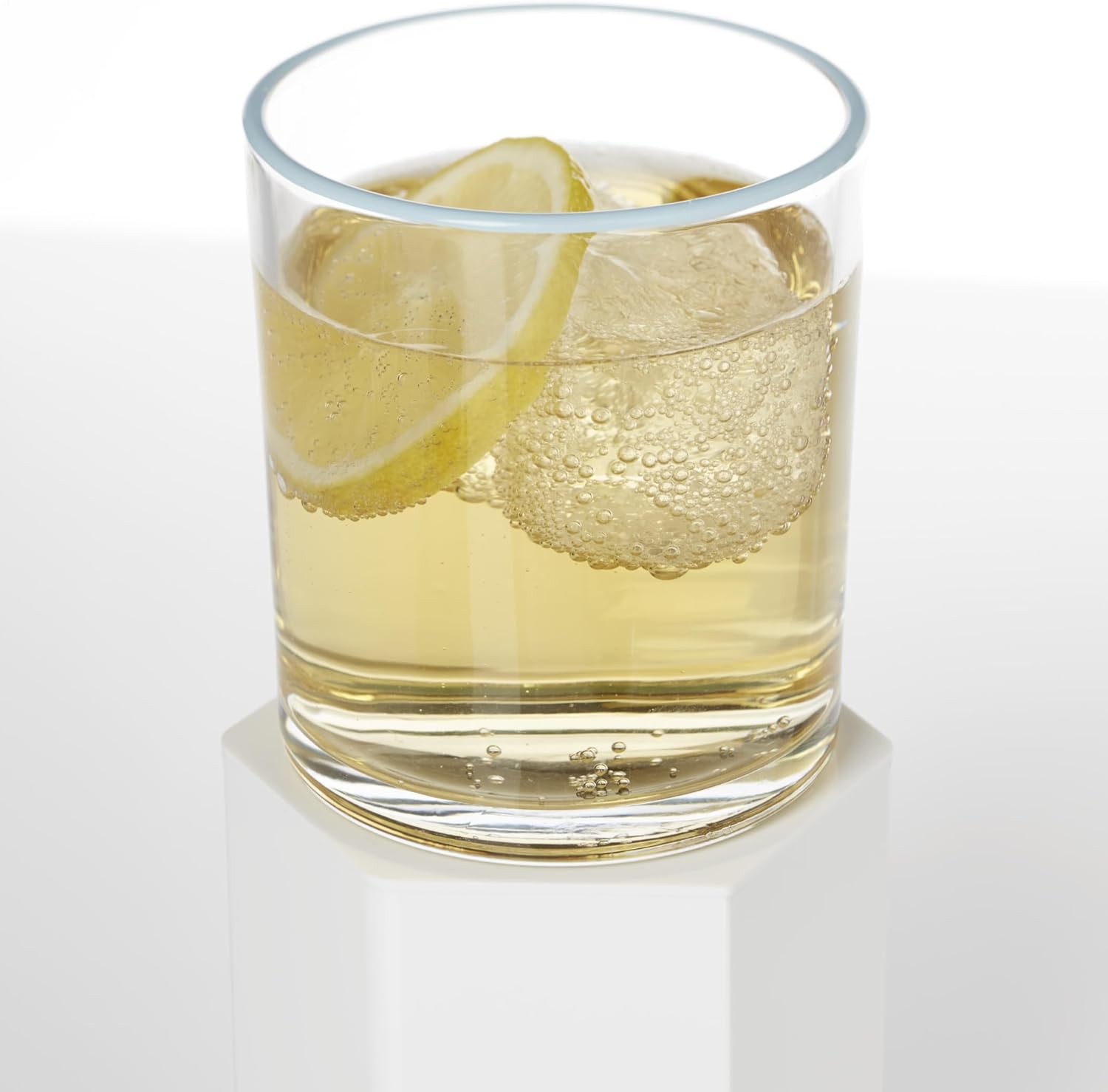 Oneida Glassware, 24 Seven Turquoise Medium Tumbler, Set of 6, 13.5-Ounce Capacity, Made From Glass, Dishwasher Safe Tumbler, Drinking Glass Set, Home and Kitchen, Clear Glasses (Turquoise, 6 Piece)