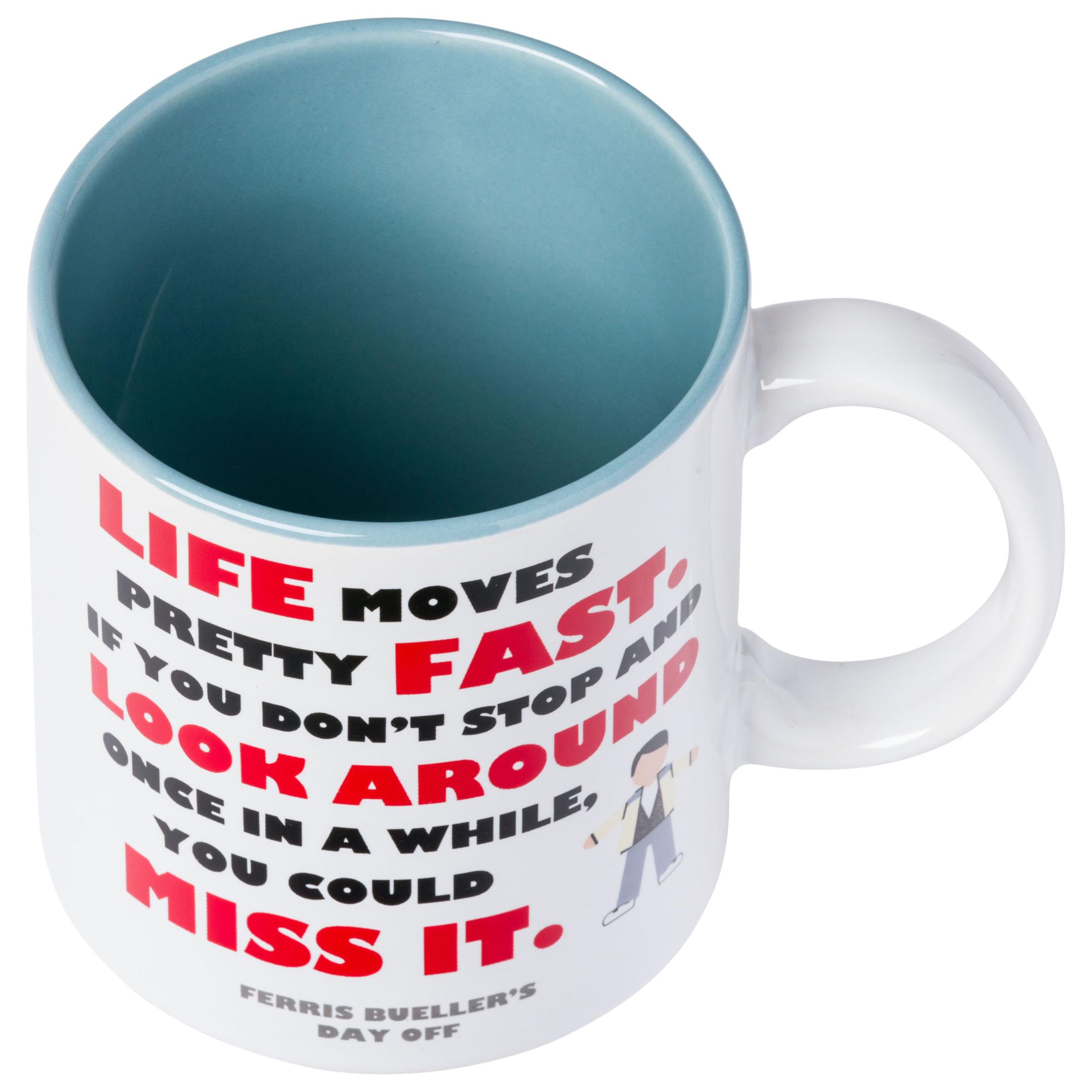 Silver Buffalo Ferris Bullers Day Off Pretty Fast Keramiktasse, 590 ml