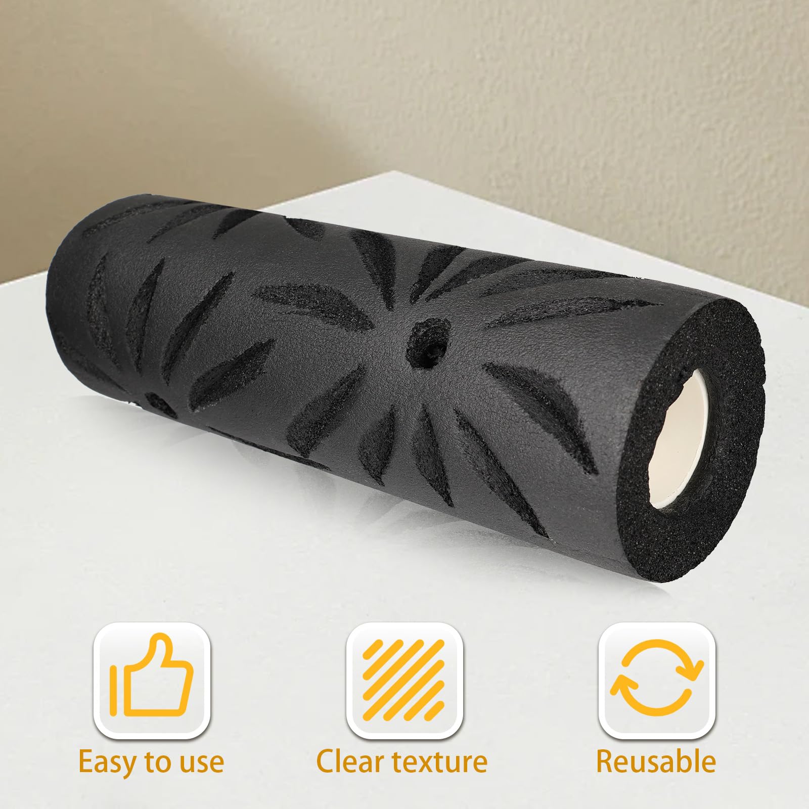 Poinsettia Texture Roller - Create Stunning Wall Designs -5 Poinsettia Texture Roller - Create Stunning Wall Designs -5