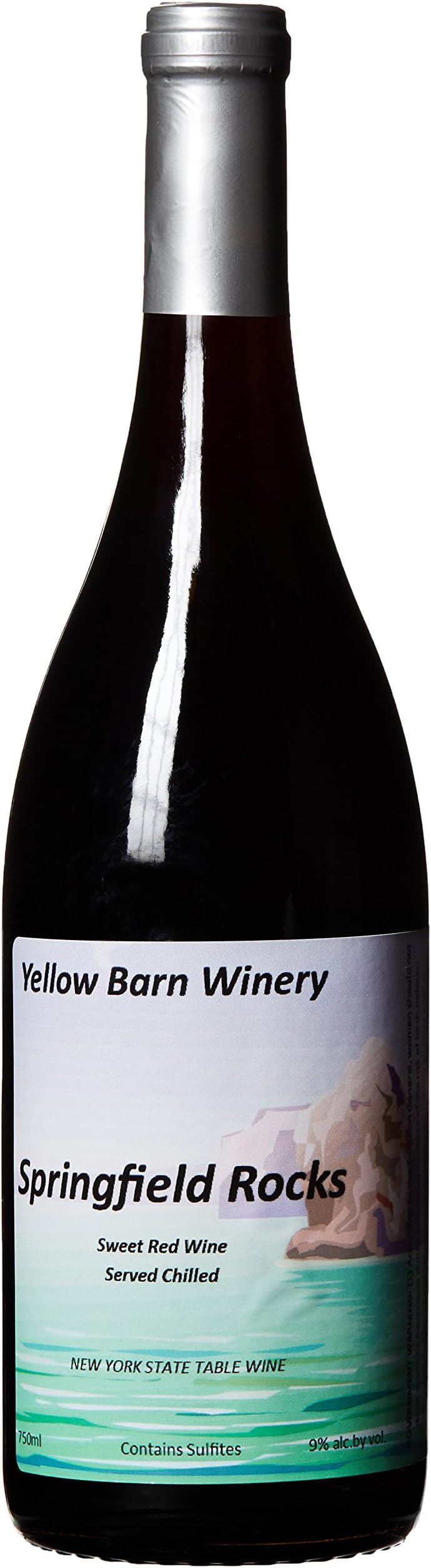 NV Yellow Barn Winery"Springfield Rocks" Sweet Red 750 mL