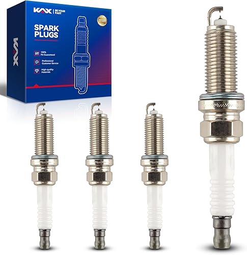 4912 ILKAR7B11 Bujías KAX de doble iridio paquete de 4, repuesto para Corolla, Prius, Prius V, xD, CT200h, Matrix, Prius Plug-In, Vibe, iQ