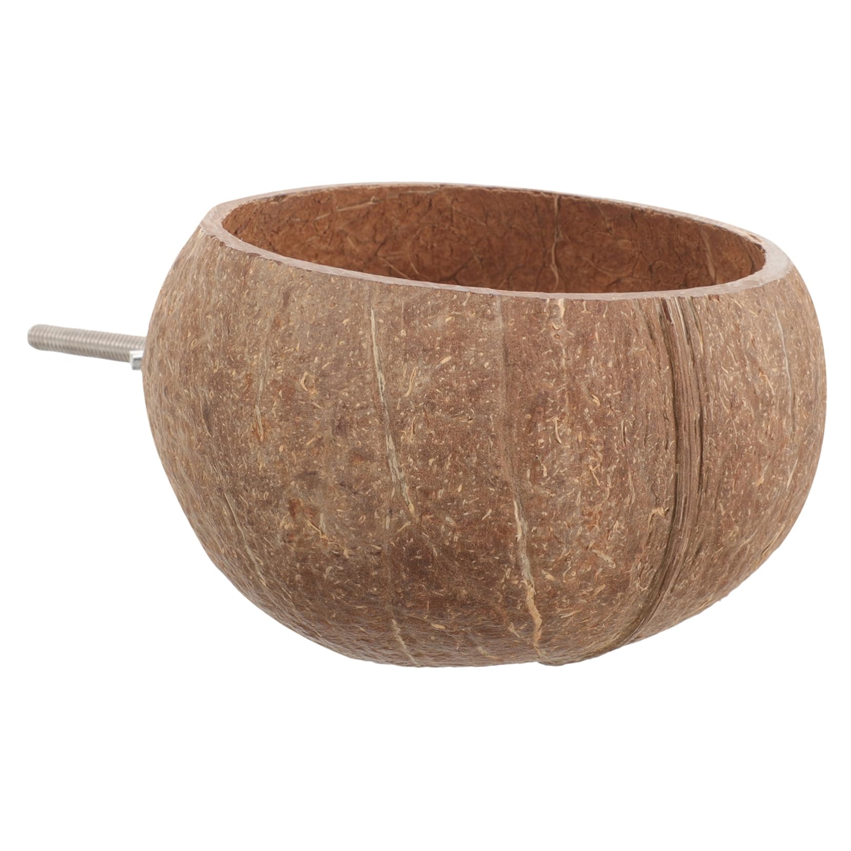 ERINGOGO Pet Feeding Bowl for Animals Compact Rat Bowl and Chinchilla Dish Coconut Shell Design for Hamsters Rabbits and Squirrels Reusable Capacity