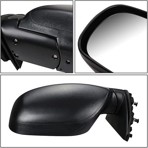 Miniatura 6 de DNA Motoring OEM-MR-TO1320188 Espejo retrovisor plegable sin calefacción para el lado izquierdo compatible con Tundra 2000-2006
