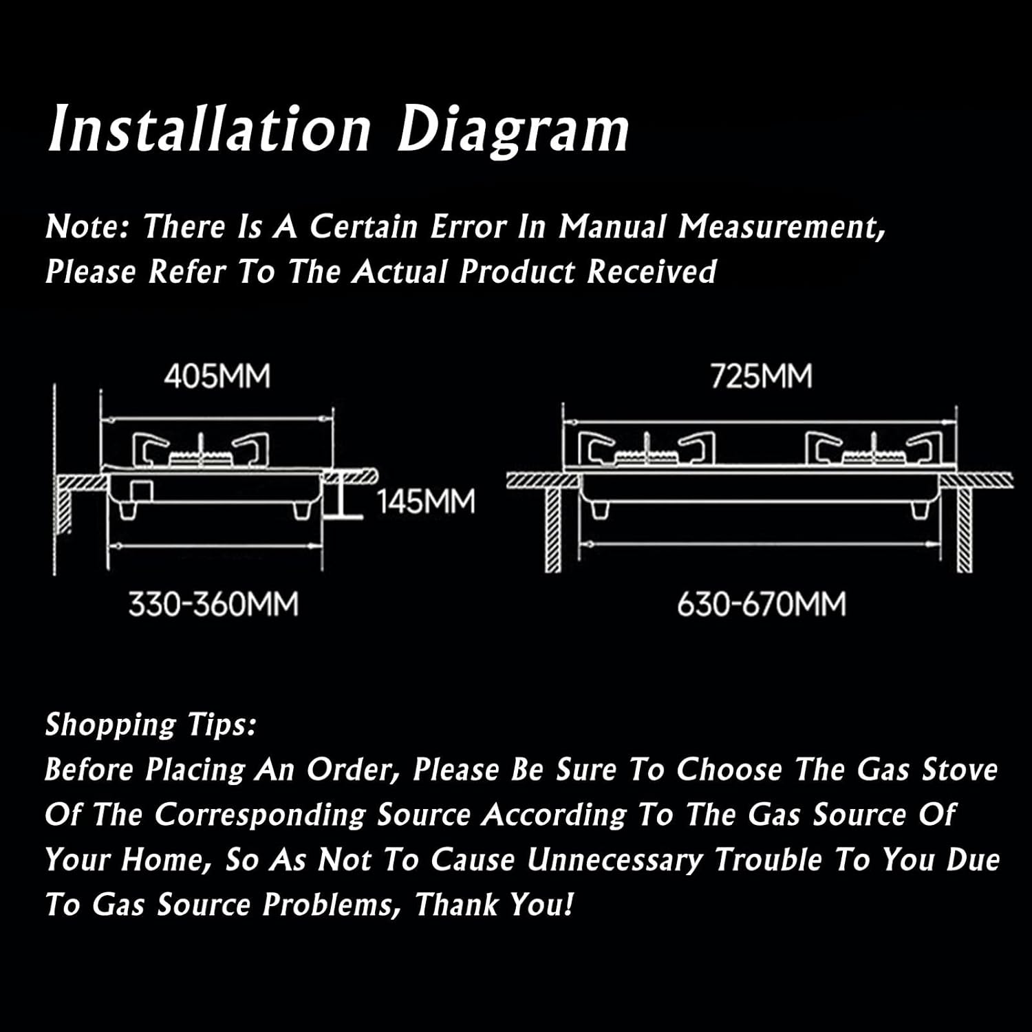 Propane Stove,Double Burner Portable Propane Stove,Maximum 17742.4BTU Tempered Glass Gas Cooktop Suitable for Kitchen RV and Apartments (Color : LPG, Size : Style 3)