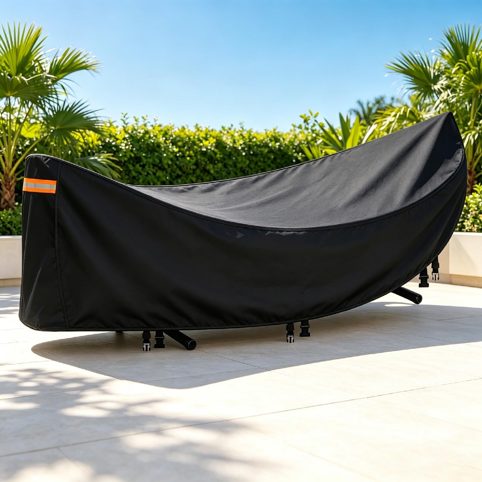 Copertura per Lettino da Giardino,Copertura Lettini Esterno,Copertura per mobili da Giardino,Copertura per Amaca da Esterno,Anti-UV,Antivento,per Sedia a Sdraio e Mobili