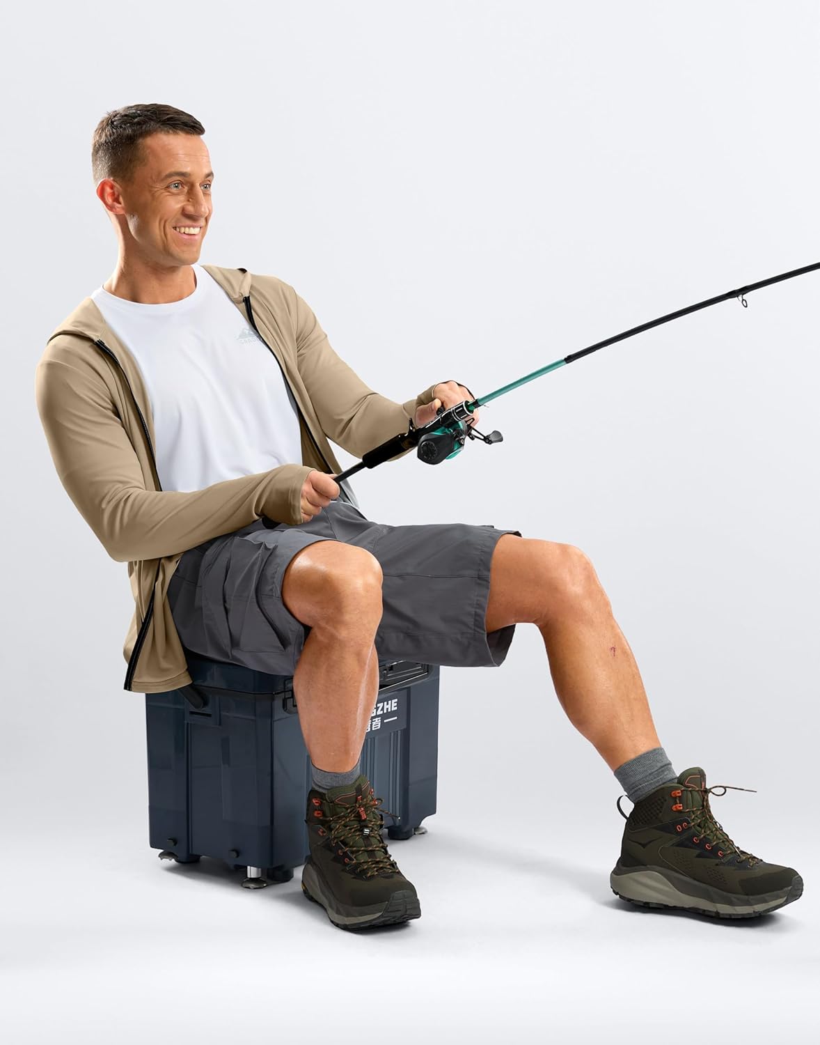 G Gradual Men's UPF 50+ Sun Protection Hoodie Jacket Lightweight Full Zip Hoodies Long Sleeve Shirts for Men Hiking Fishing - Image 7