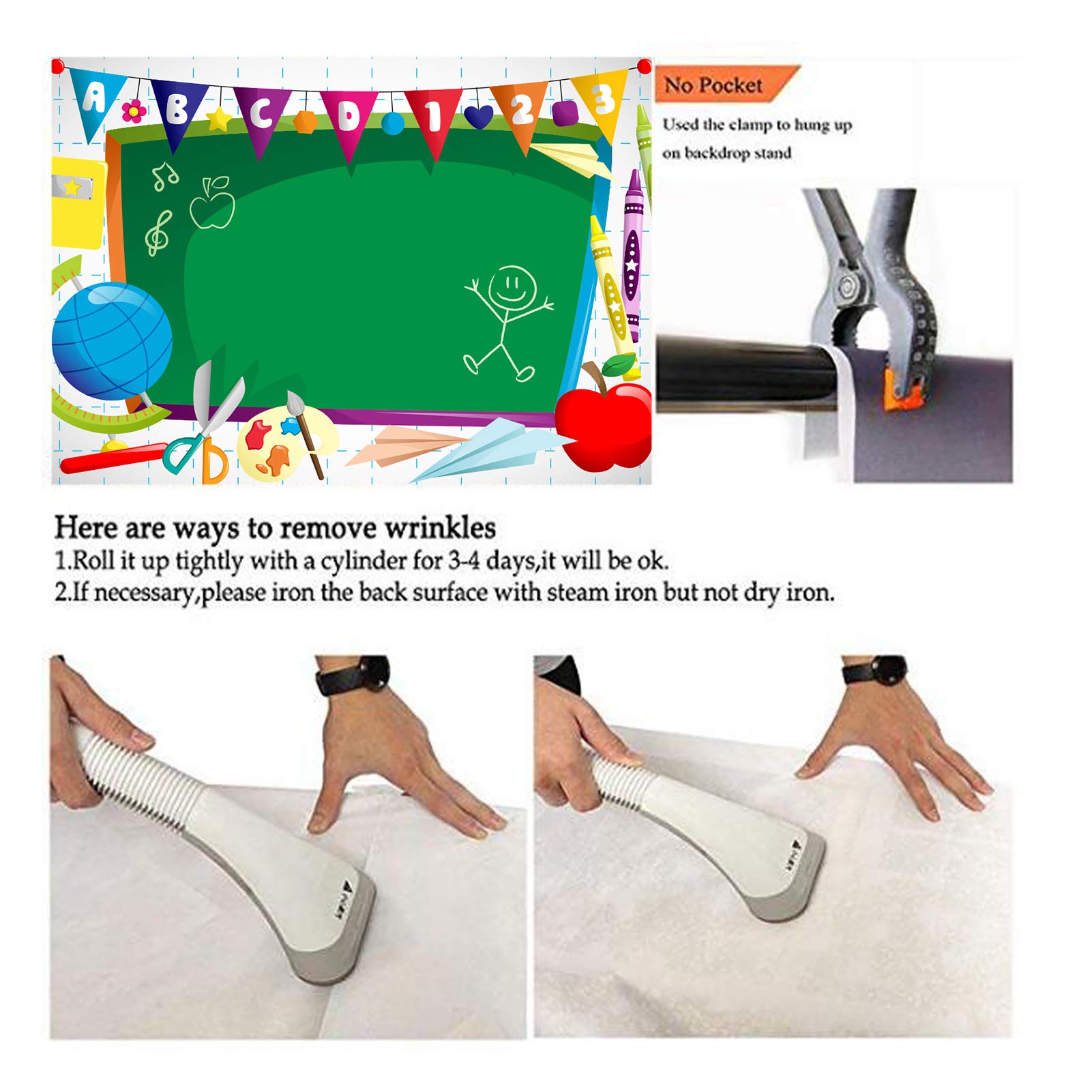 Leyiyi Fotohintergrund 'Welcome To Kindergarten' – 180 X 122 Cm, Polyester, Für Mottoparty, Schule, Geburtstag