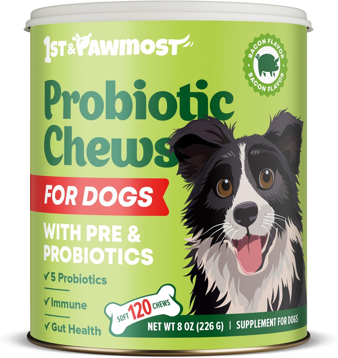Exp. 11/2025 Dog Probiotic Chews - 120 pcs