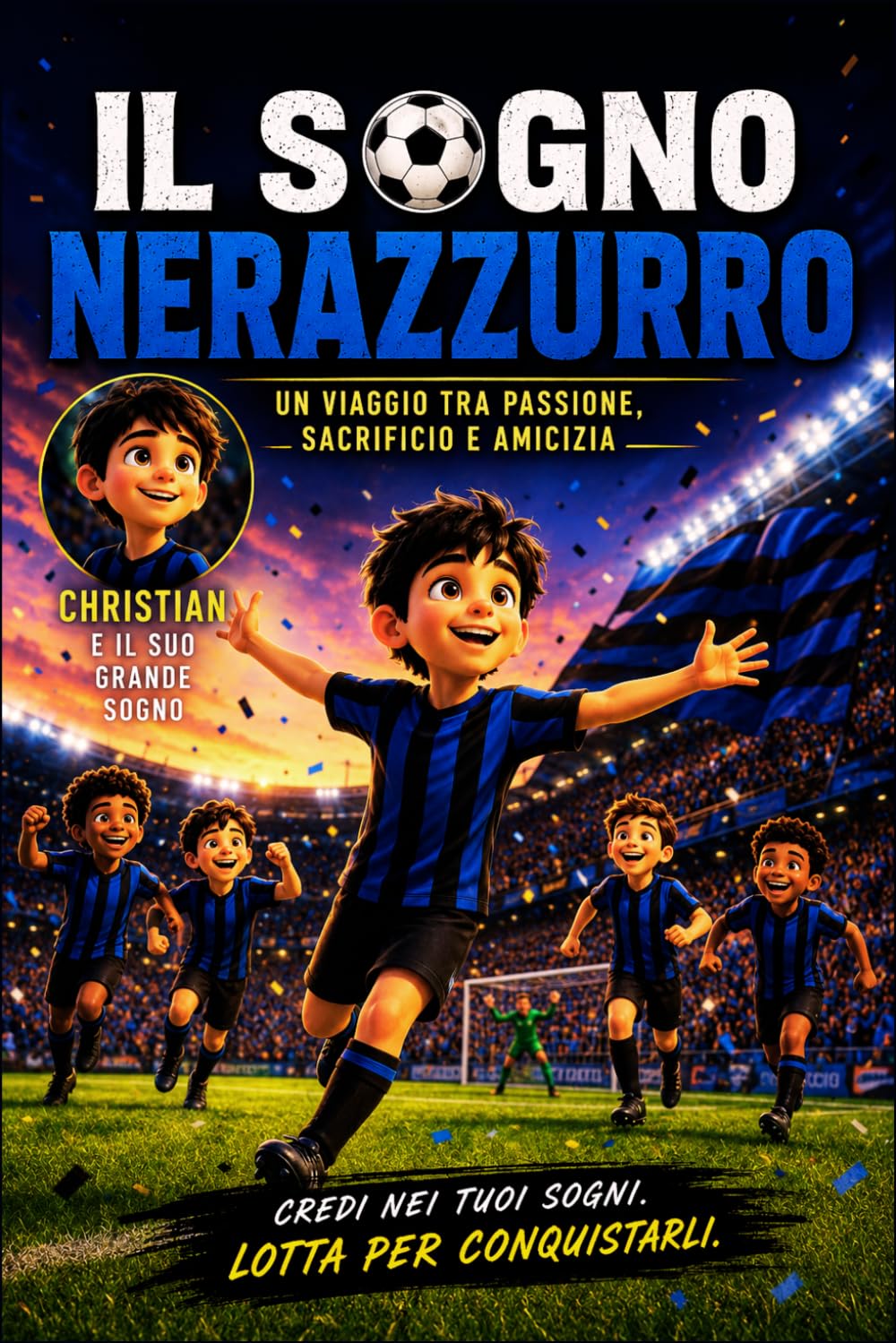 Il Sogno Nerazzurro - Un Viaggio tra Passione, Sacrificio e Amicizia | Con Illustrazioni a Colori | Idea Regalo per Giovani Tifosi: Credi nei Tuoi Sogni. Lotta per Conquistarli.