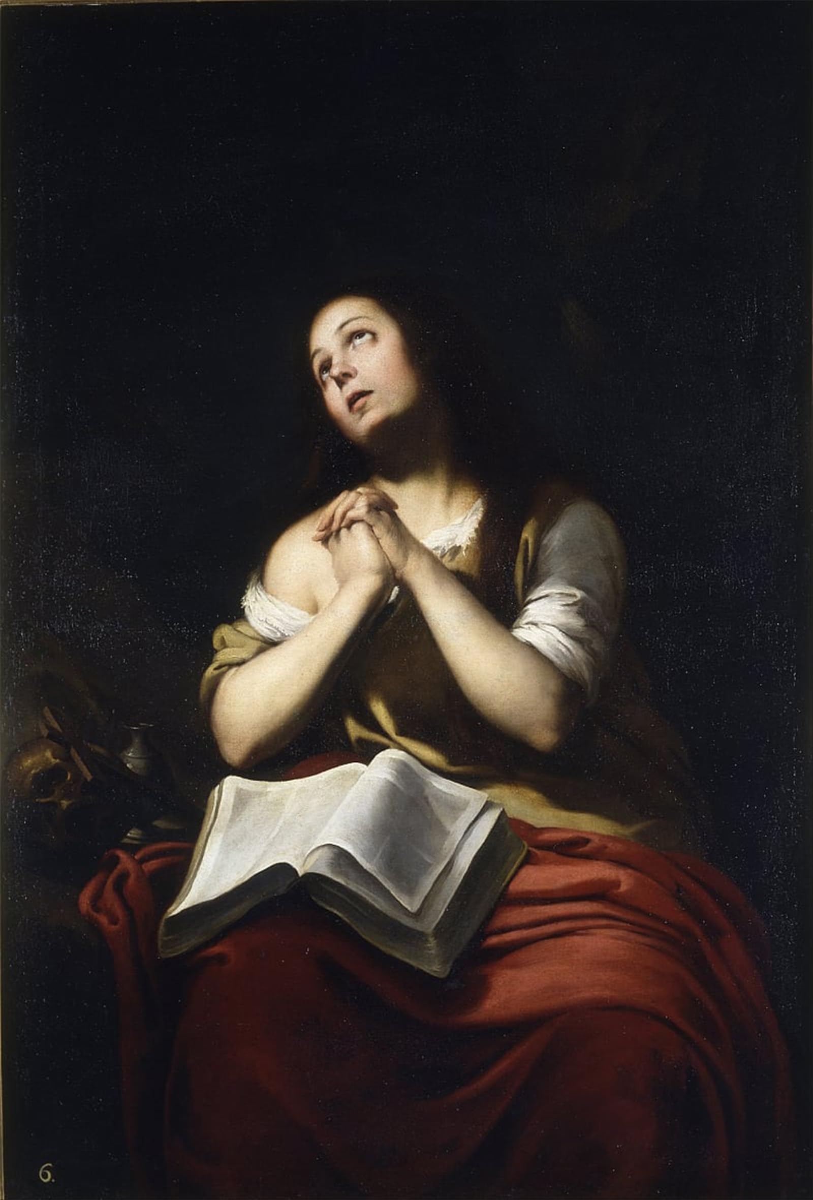 SERENDIPITP Aesthetic Poster Photo Wall Print Retro Picture the Magdalena by Bartolomé Esteban Murillo Modern Wall Artwork for Home Decor 60x90cm