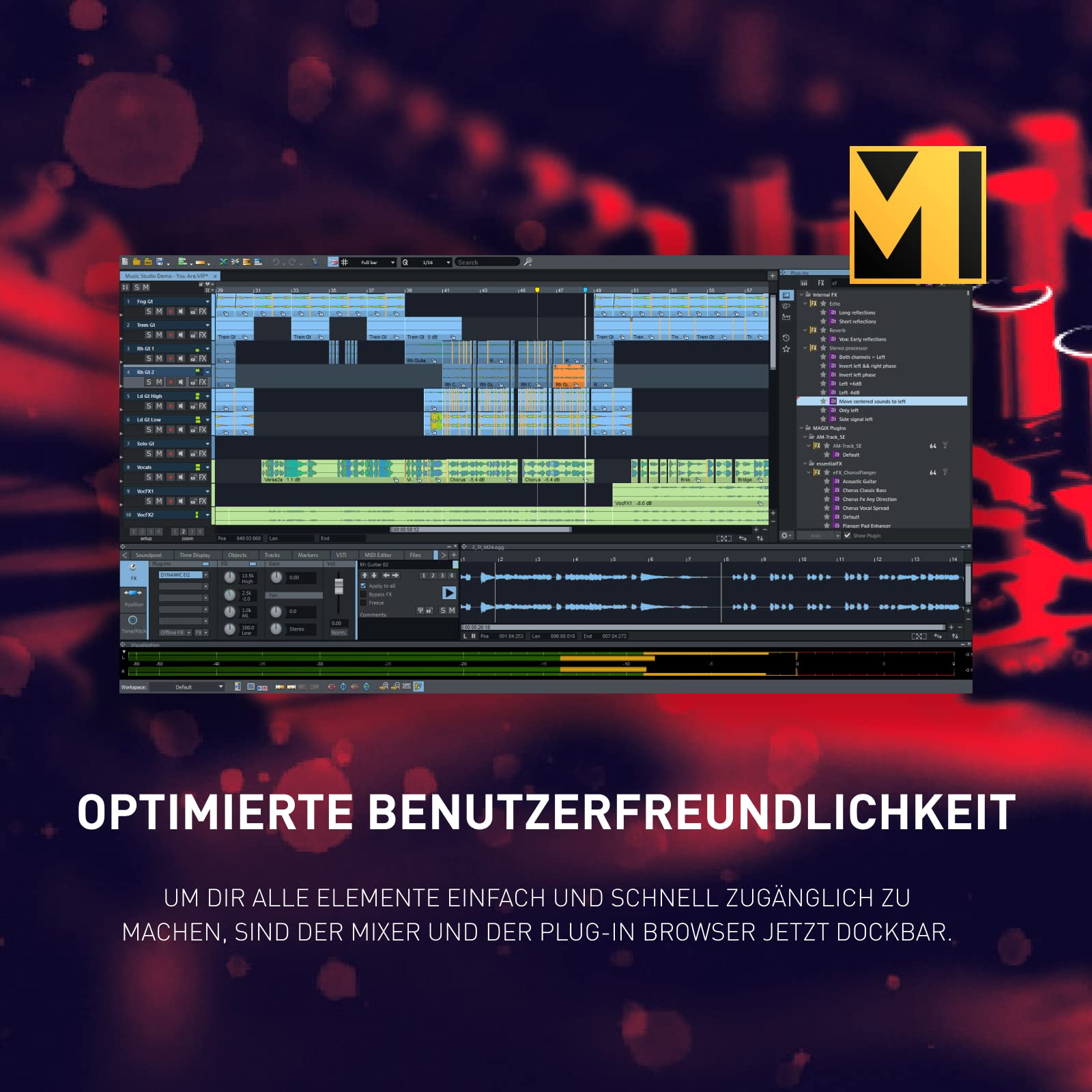 MAGIX Samplitude Music Studio 2022 | Alles, was du für deine Musik brauchst | Das komplette Studio zum Komponieren, Aufnehmen, Mixen und Mastern