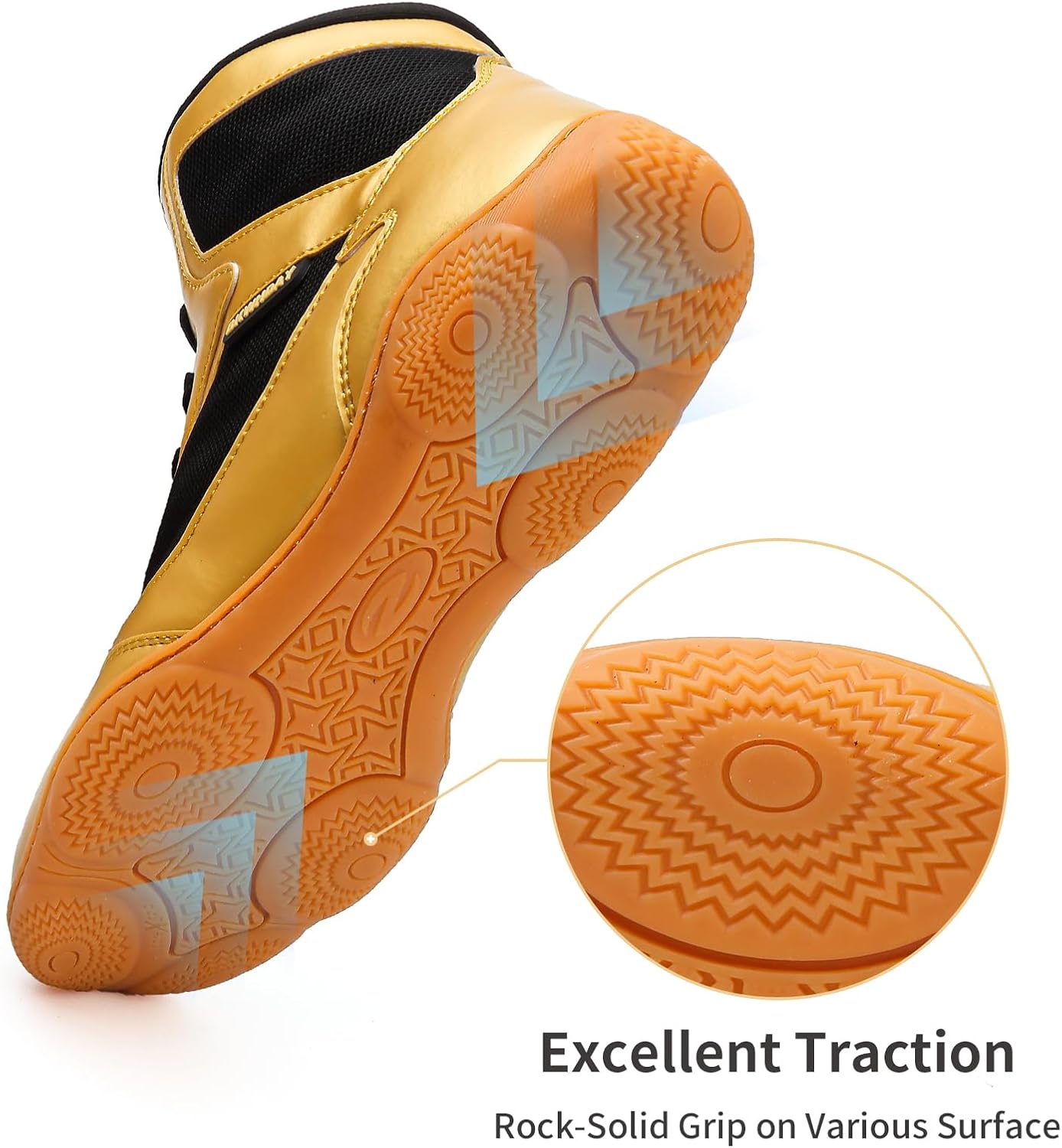 Wrestling Shoes Men Boxing Shoes for Men Pro Wrestling Boots High Top Fitness Weightlifting Powerlifting Shoes - Image 7