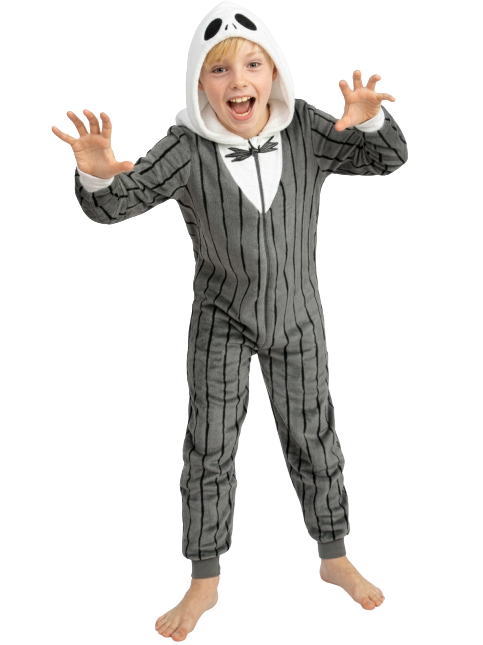 Disney Tutina Intera, Pigiama Ragazzo Il Nightmare Before Christmas per Ragazzi, Pigiama Intero Jack Skellington
