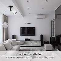 Vista 8 de 【Última versión】 Soporte de pared ajustable para interiores y exteriores para Arlo Essential/XL Gen 2/Pro/2/3/4/Arlo Pro 5s/Ultra/, eufyCam 2C/2C