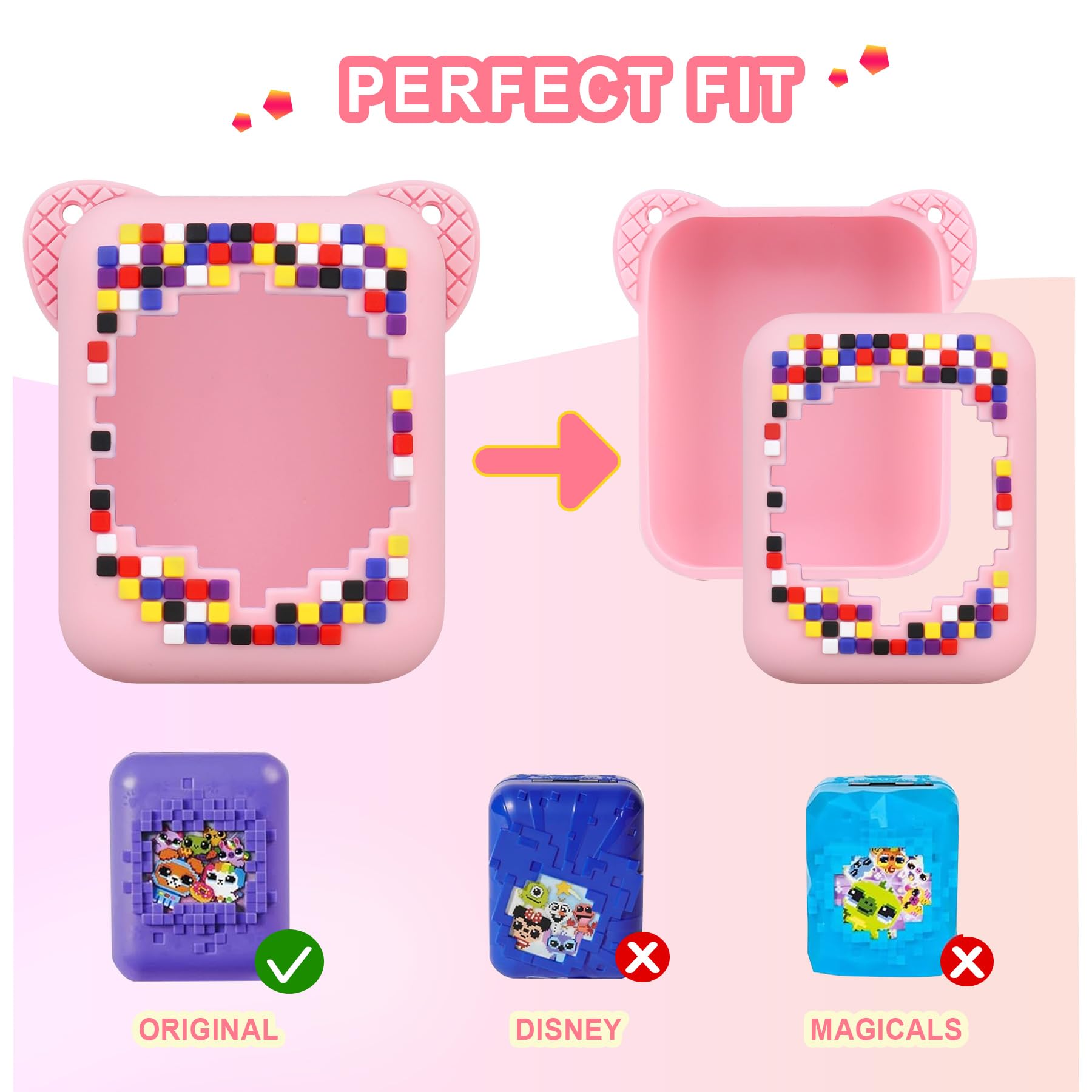 Supmay Silicone Cover Case for Bitzee Interactive Toy Digital Pet and Case - Image 2
