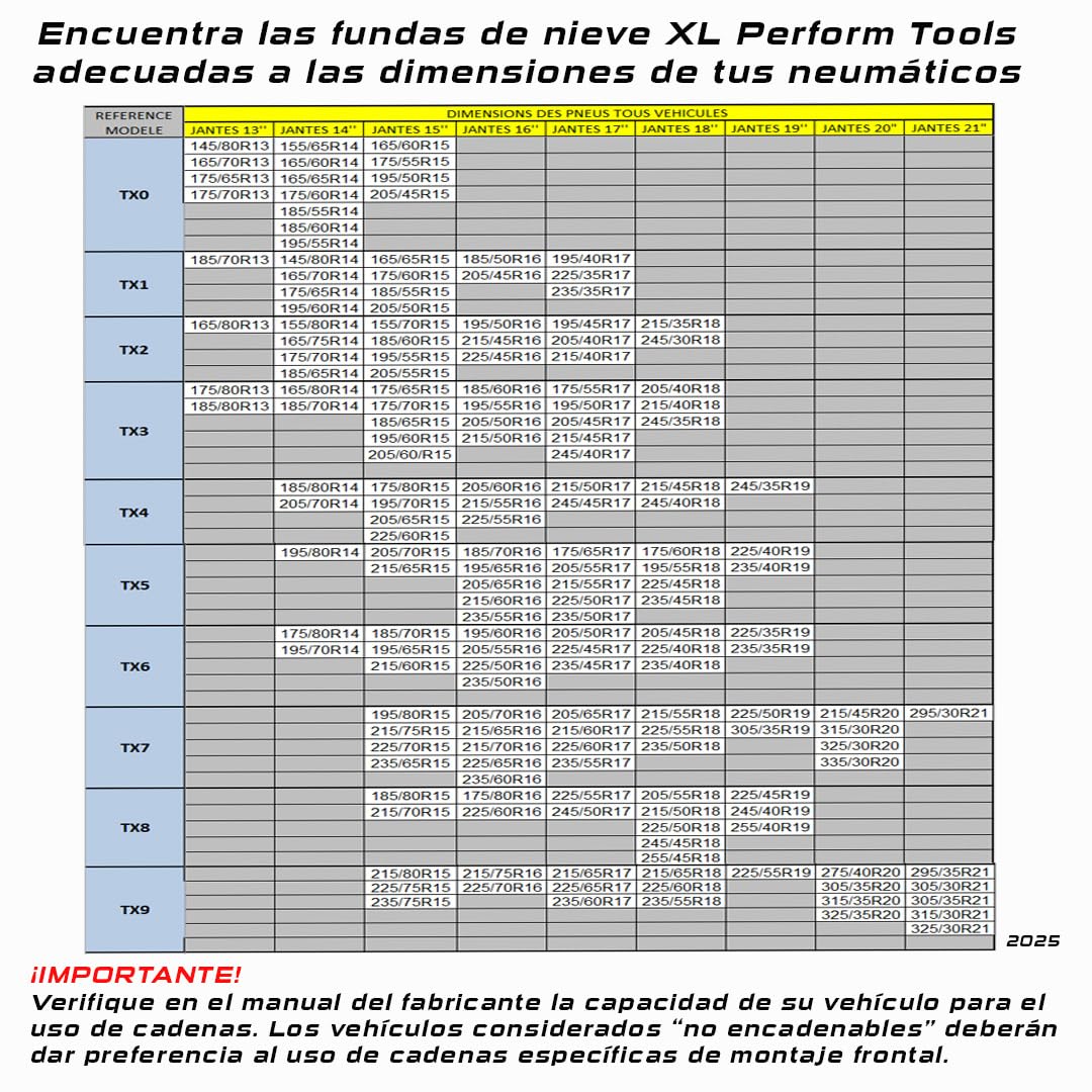XL PERFORM TOOL Calcetines de nieve TX6