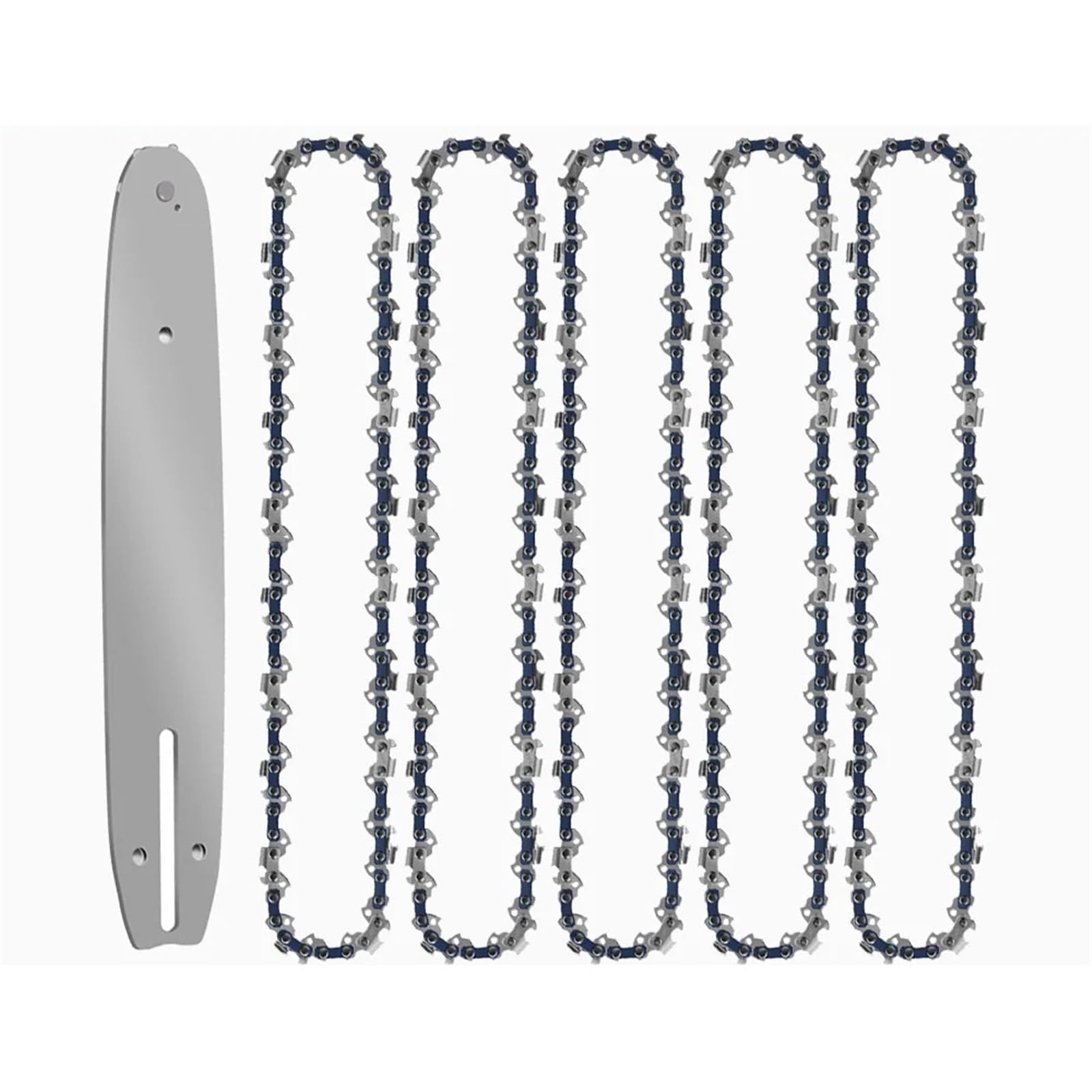 Sierra eléctrica LP de 10 pulgadas, 3/8 pulgadas, 40 eslabones de transmisión, cadenas de motosierra, hoja de sierra de poda, accesorios de cadena de corte de madera