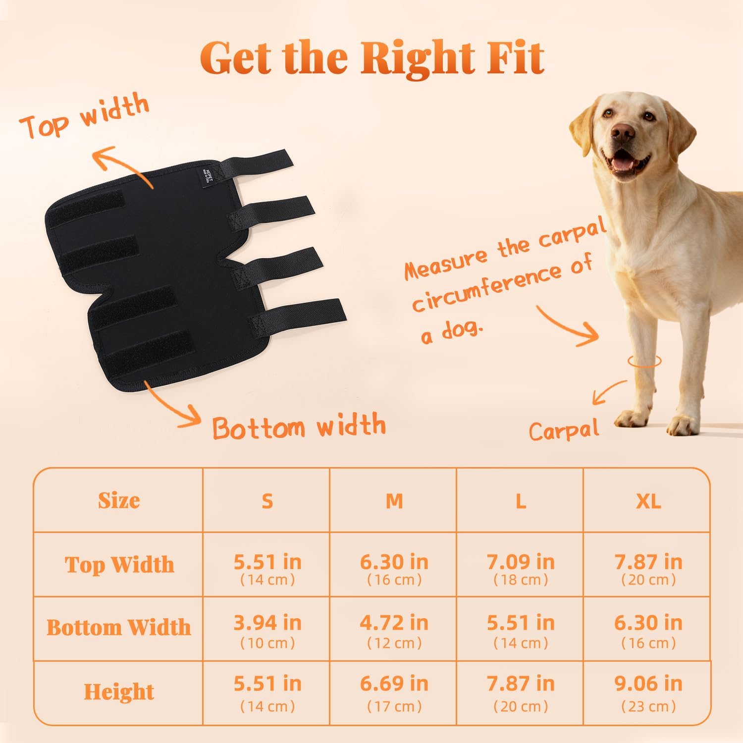 2 Packs Dog Front Leg Brace for Remission Hyperextension - Wrist Support for Sprain, Arthritis & Injury Recovery - Adjustable Non-Slip Dog Leg Wrap, Fits Left or Right, Small