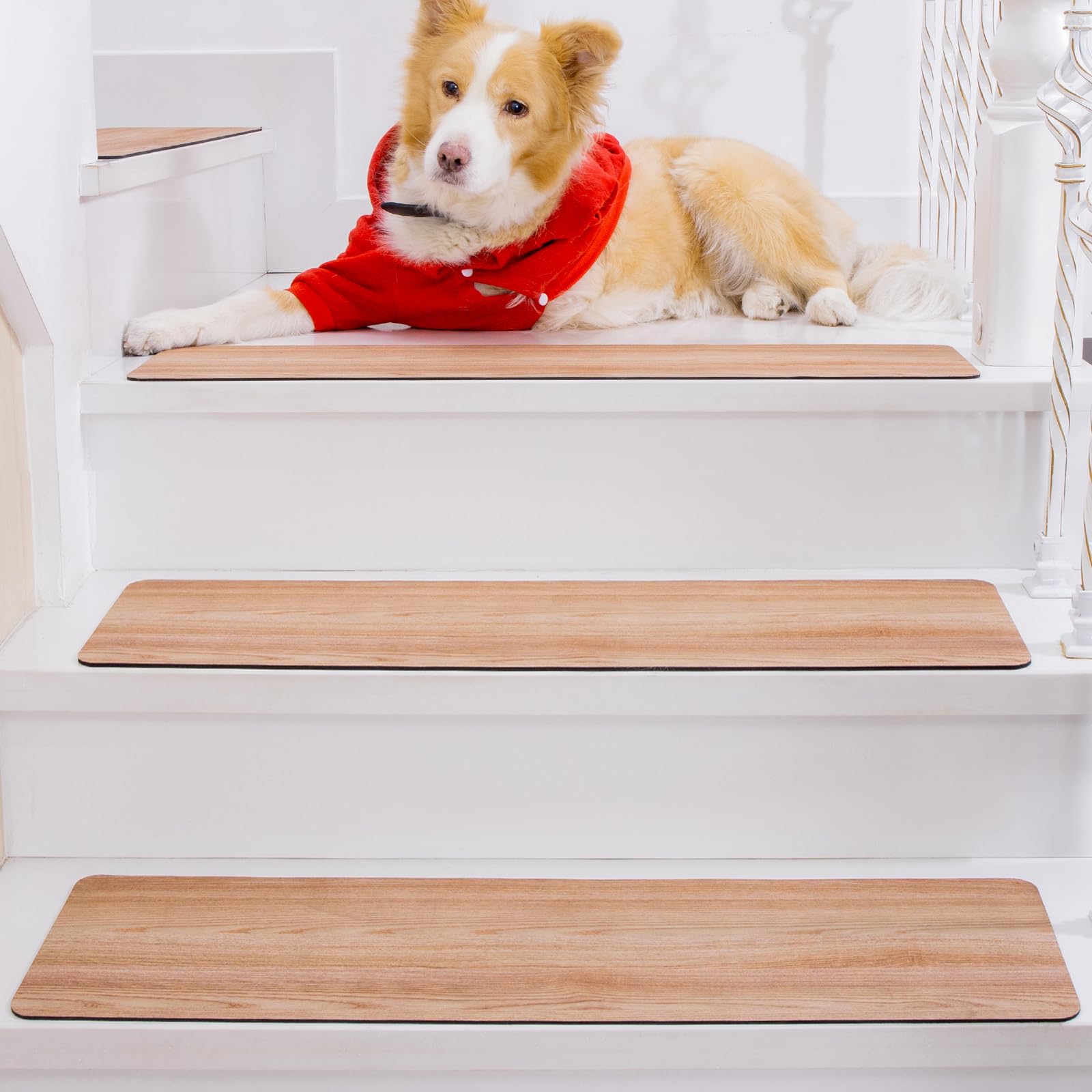 Lot De 15 Tapis D'escalier Antidérapants Adhésifs Pour Marches D