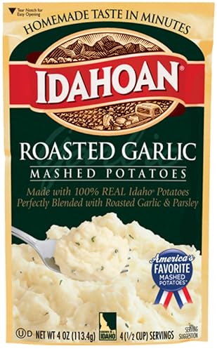 Miniatura 3 de Idahoan - Puré de papa con sabor, hecho con papas de Idaho 100% auténticas sin gluten, paquete variado de 12 bolsas (4 porciones cada uno)