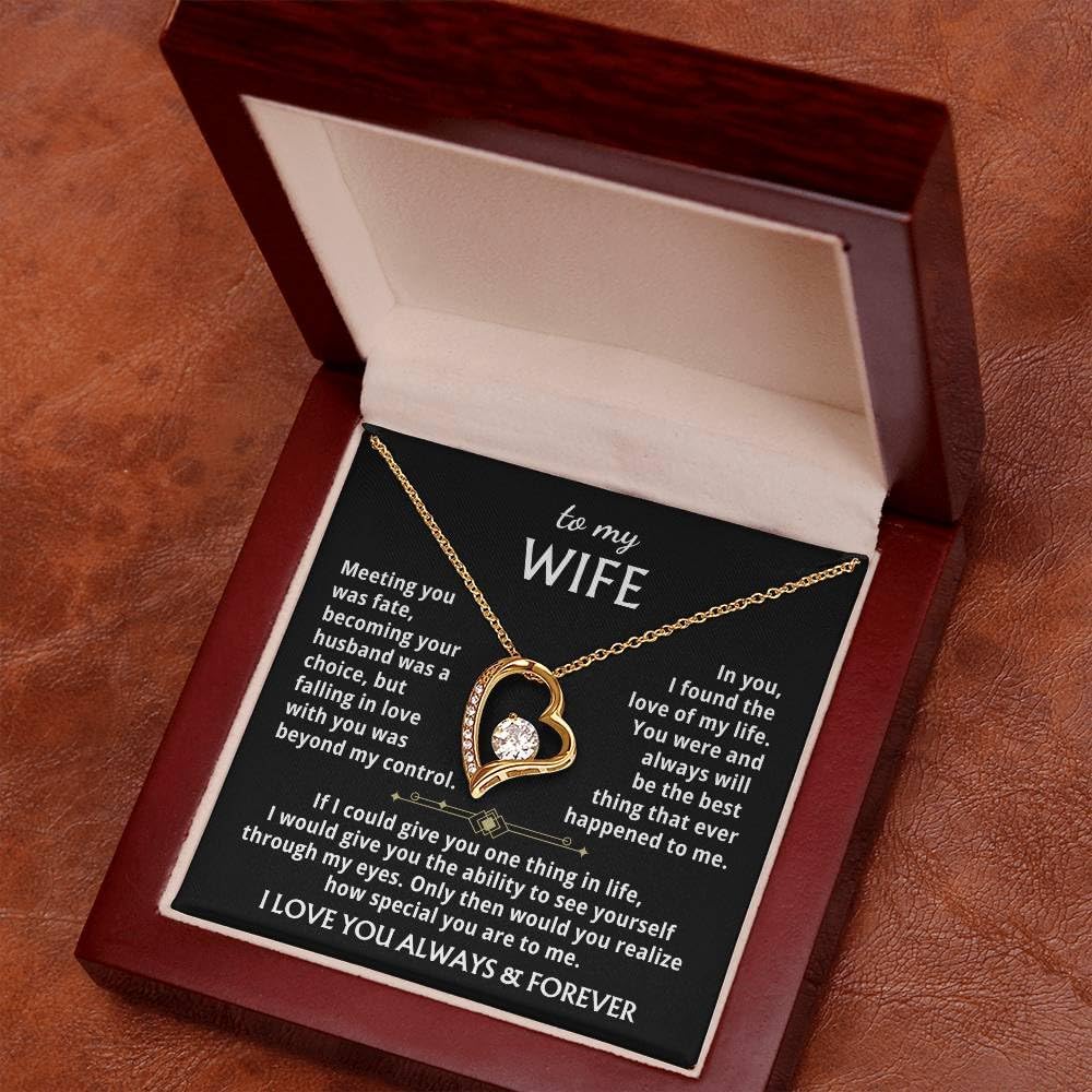 Jewelry To My Wife - The Best Thing That Ever Happened To Me, Forever Love Necklace, Gift for Her, Romantic Christmas Birthday Valentine Gift - Image 2
