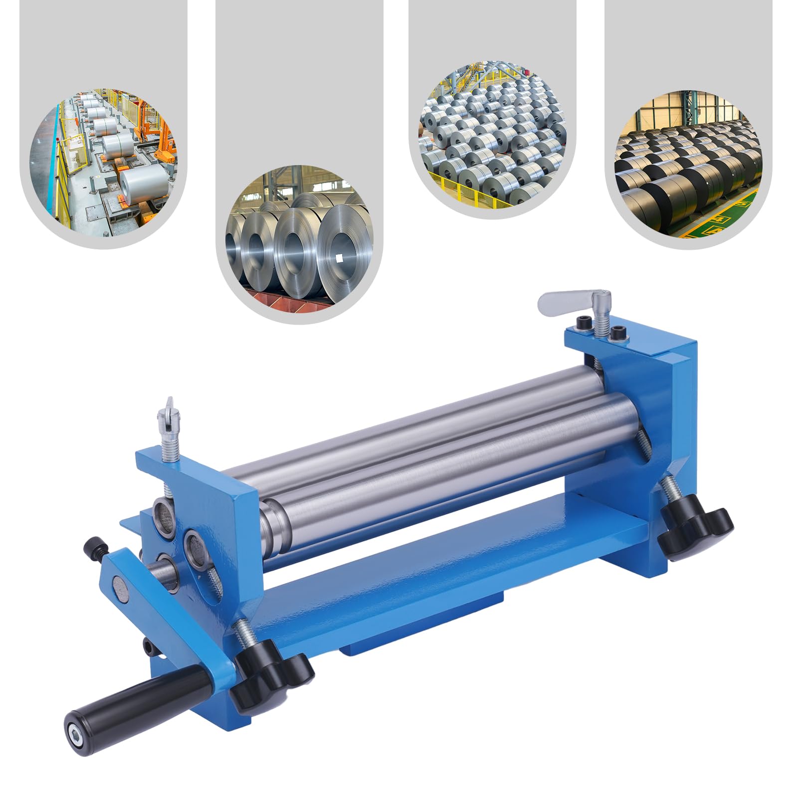 3-Walzen Rundbiegemaschine Walzenbiegegerät manuell Rohrbiegemaschine RundbiegegeräT Blech Biegen Sickenmaschine Sicken Blechbiegen Blechbiegemaschinen Rollenbiegemaschine
