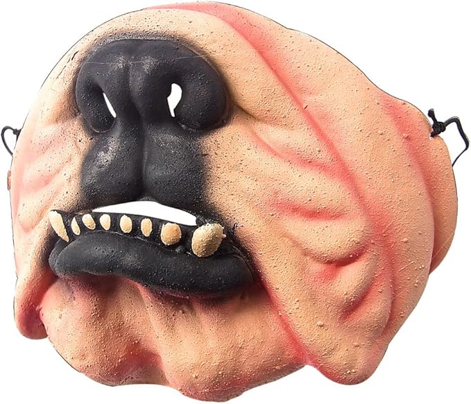 Amazon おもしろマスク ブルドック ファッション小物 通販