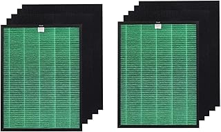 PUREBURG Replacement True HEPA Filter Set Compatible with Coway Airmega 150 (AP-1019C) & Airmega 160 Air Purifiers, H13 4-Stage Filtration High-efficiency Activated carbon Air Clean,2-Pack