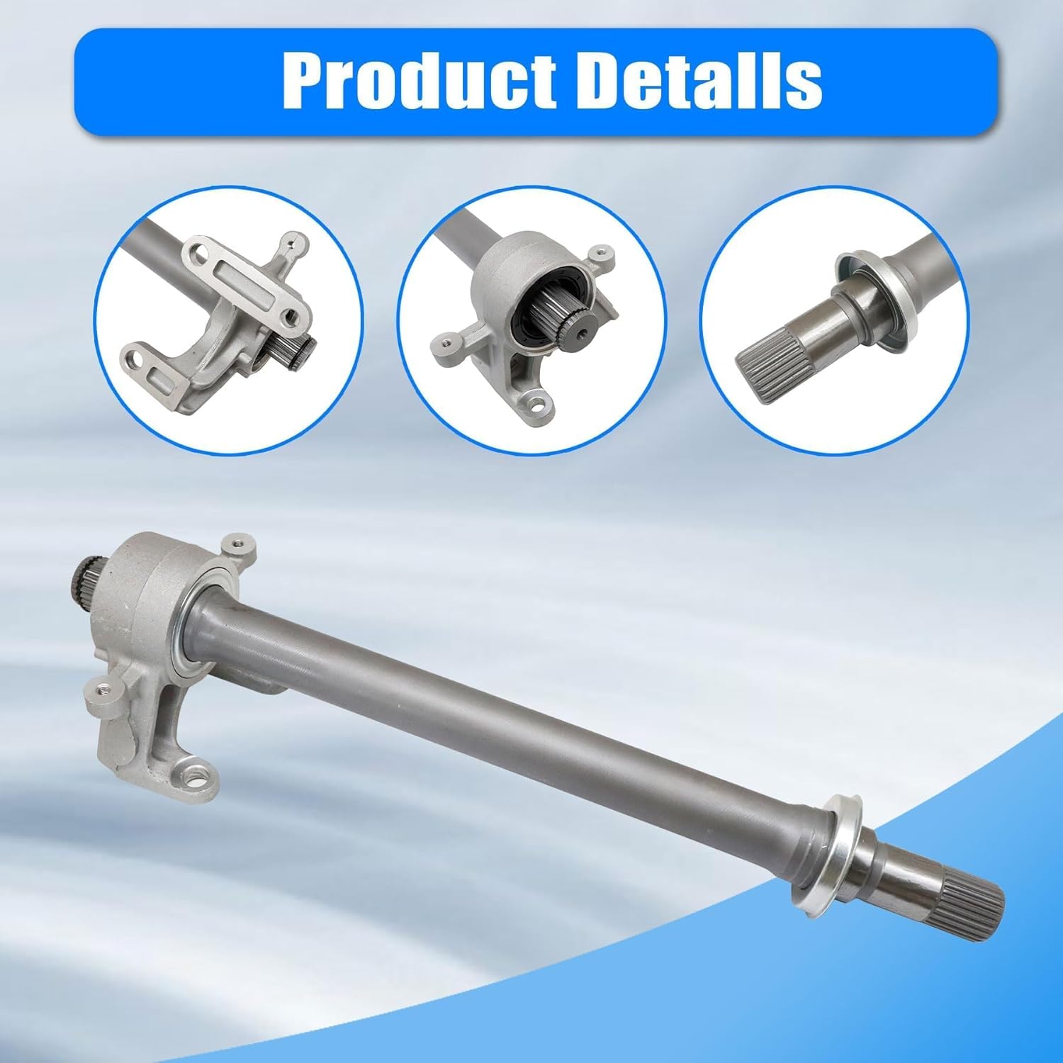 XQSMWF Front Right CV Intermediate Shaft 44500-TA0-A00 Compatible with Honda Crosstour 2012-2015 Accord 2007-2012 Fit for Acura TSX 2004-2014 44500TA0A00 Half Shaft Assembly