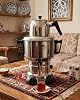 Paslanmaz Çelik Elektrikli Semaver, 4.5 Litre Çay Makinesi, Enerji Tasarruflu Su Isıtıcı