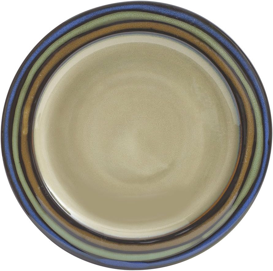 Pfaltzgraff Galaxy Round Serving Platter, beige, blue, green