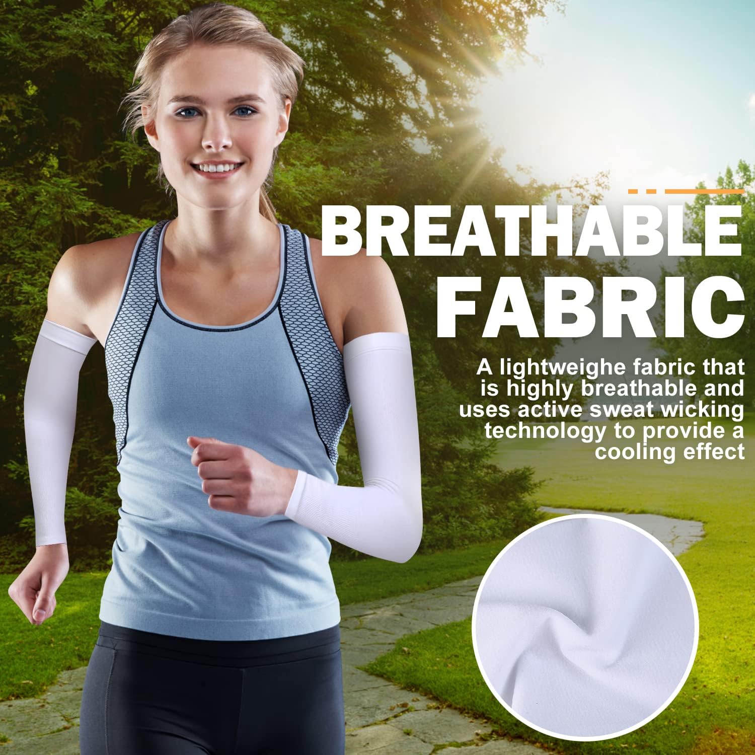 UV Sun Protection Compression Arm Sleeves for Men Jamaica Ubuy