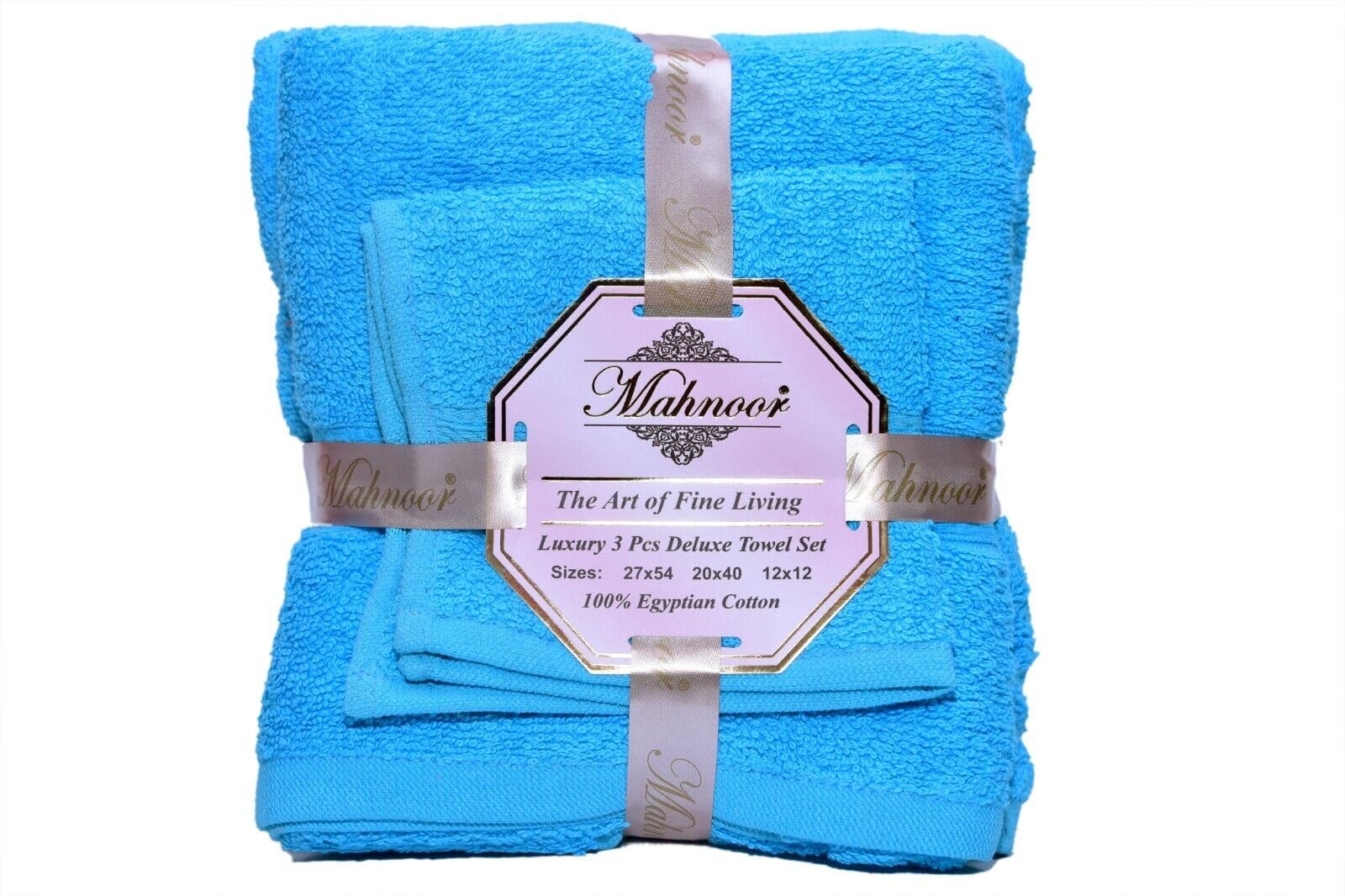 ARA CHOICE 1/3 Pieces Luxury Soft 100% Cotton Towel Bale Set Face Hand Bath Bathroom Towels Machine Washable Tumble dry low – remove promptly (Hand Towel 50 x 101.6cm)
