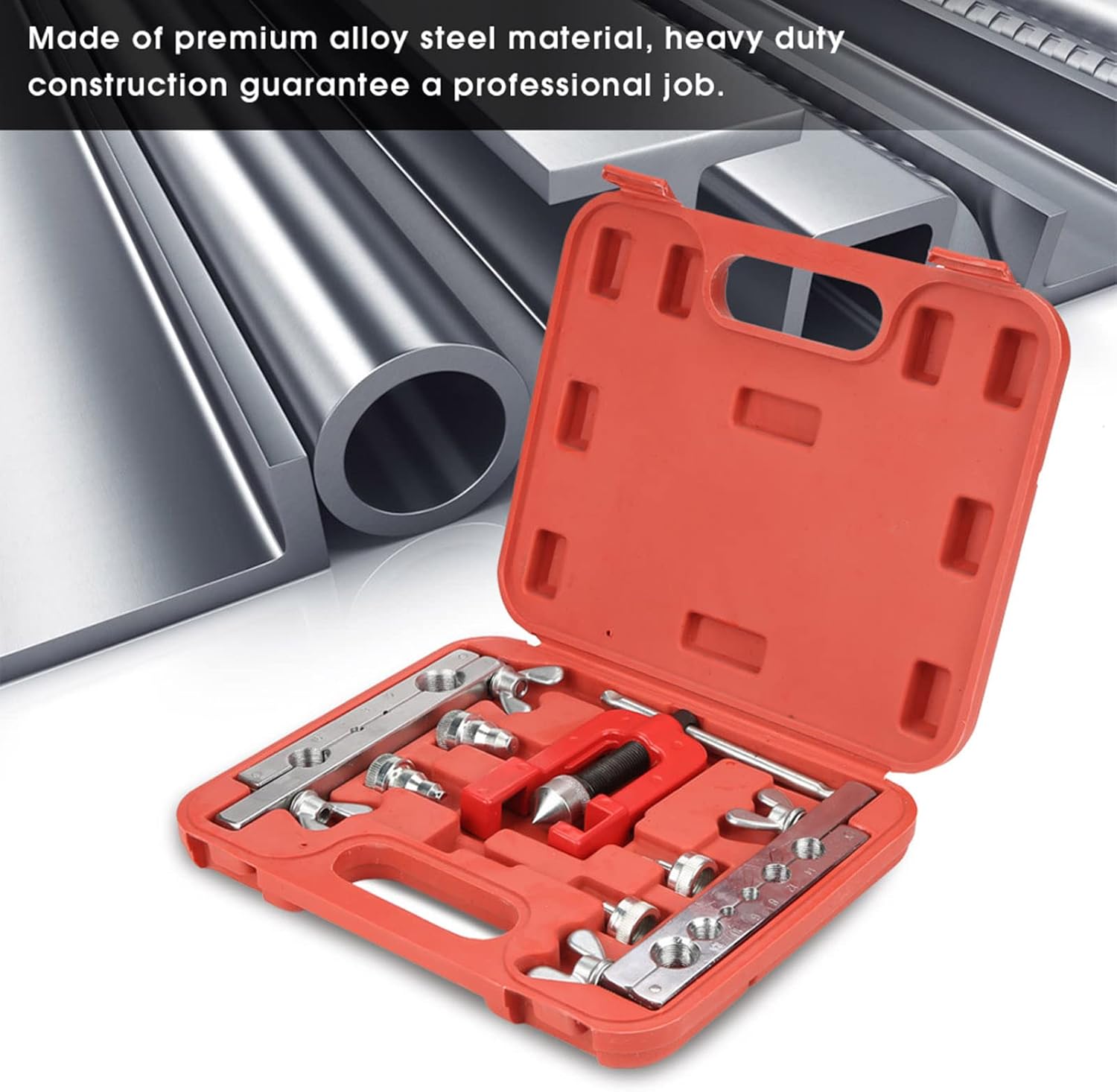 エアコン取付 銅管 フレア加工 フレアリングツール 使い方解説編 - GENUINE+ フレアリングツール、3-16mm手動パイプフレア リングエキスパンダーツール、エアコン、エアヒーター用電動銅管フレアツール