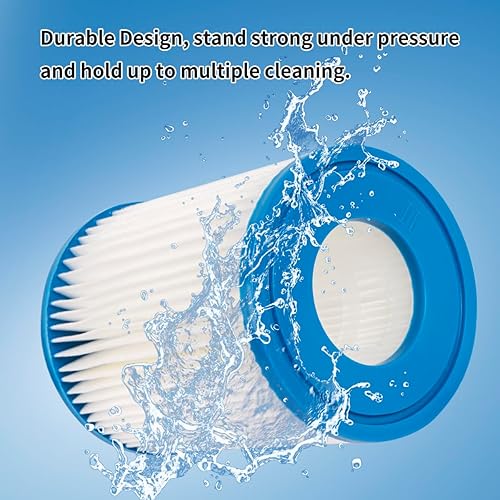 Miniatura 6 de Cartucho de filtro de piscina para bomba de filtro tipo II 58094 para piscinas sobre el suelo, filtro de jacuzzis compatible con bomba de filtro de