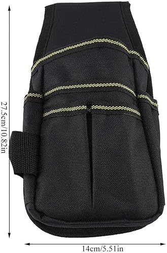 Miniatura 9 de Bolsa de herramientas multiusos ligera para llevar, cinturón ajustable, para jardinero carpintero