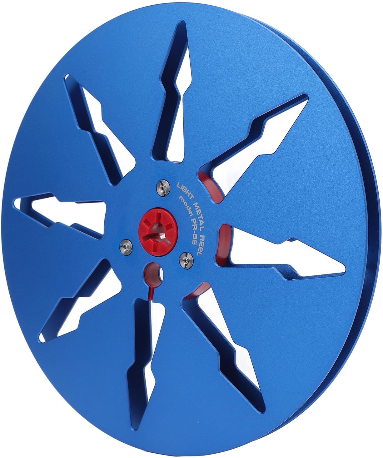 GOTOTOP 1/4 7 Inch Aluminum Tape Reel for Sound Recording, 8 Hole NAB Studer NAB Flange for Studer, Easy Installation Tape Reel Replacement (Blue)