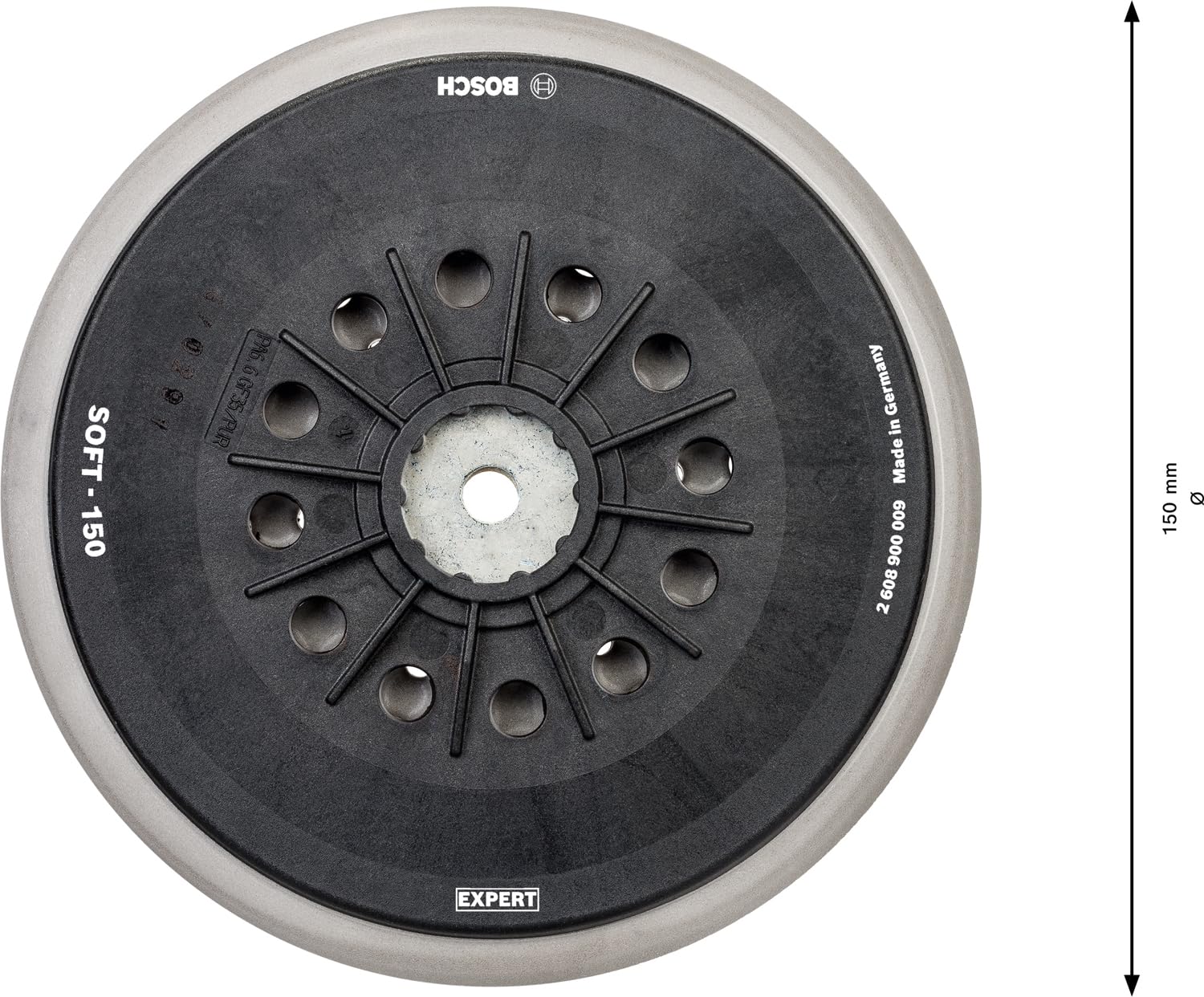 Bosch Accessoires Expert Multihole steunpads universeel 150 mm, hard
