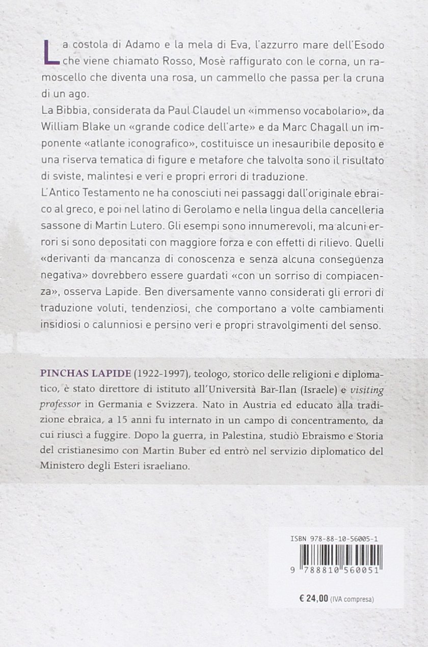 La Bibbia tradita. Sviste, malintesi ed errori di traduzione