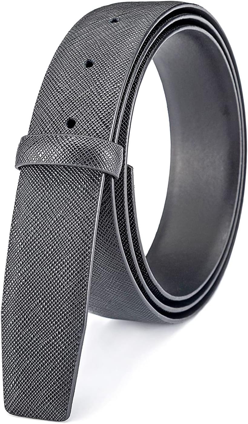 Vatee's Reversible Genuine Leather Belts without Buckle For Men/Women Replacement Belt Strap 38mm/34mm/29mm Wide
