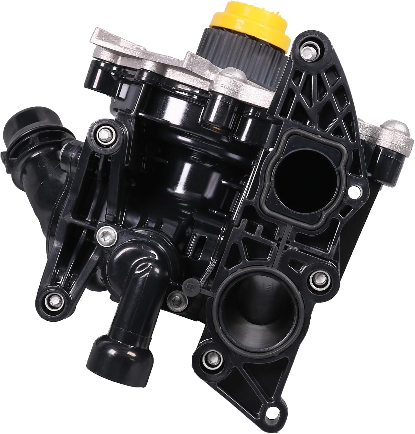 Thermostat Water Pump 06K121111P Replacement For VW Volkswagen Beetle Jetta Passat L4 1.8L 2.0L 2013-2017 Replace 06K121011B, 06K121011C, 06K121111H, 06K121111M, 06K121111N Engine Water Pump Assembly
