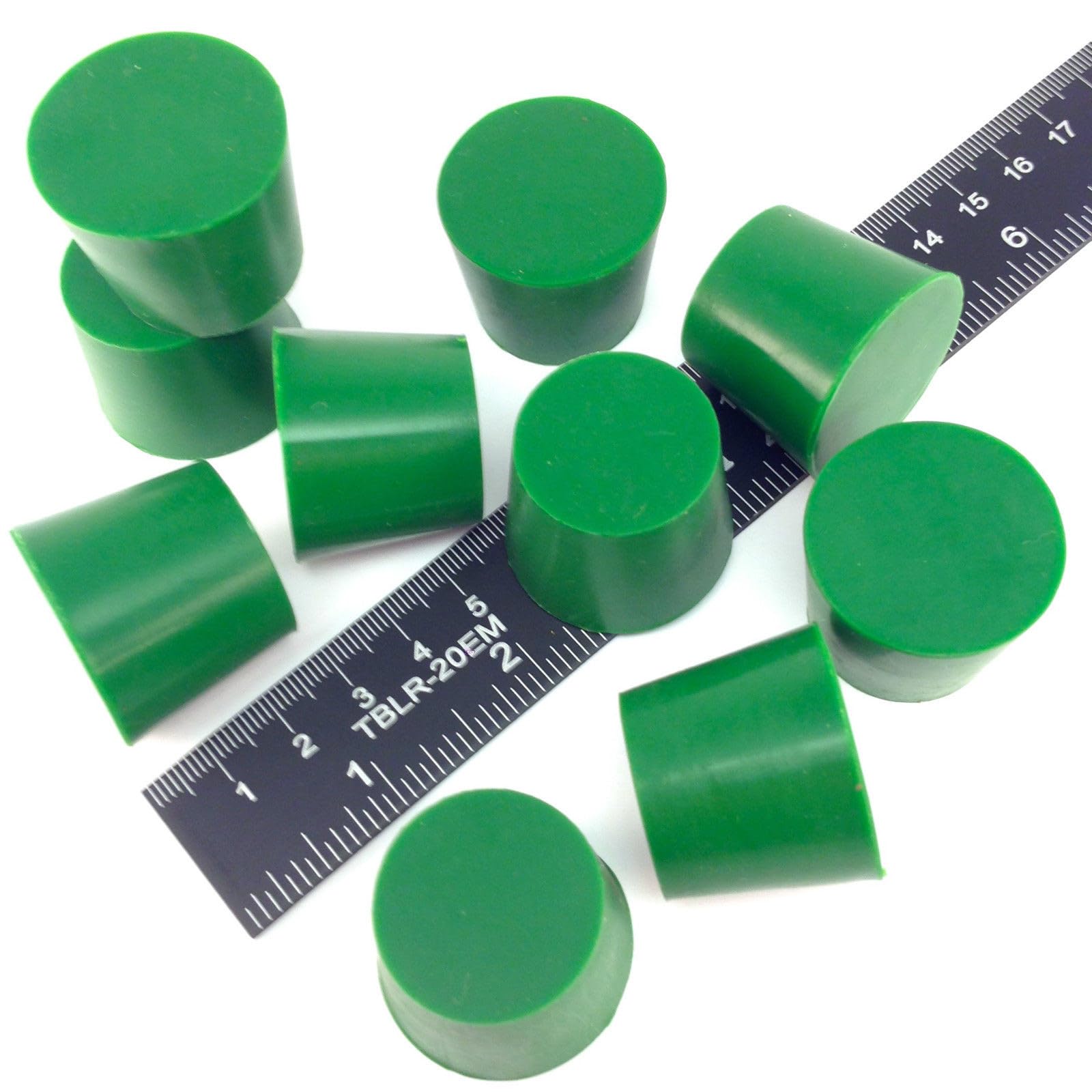 High Temp Masking Supply 1.031" x 1.250" (1-1/32 x 1-1/4) Silicone Rubber Plugs - Tapered Stoppers for Powder Coating, Painting, Automotive, Crafts, DIY - Non-Toxic, Flexible, Reusable STP6 (100 Pack)
