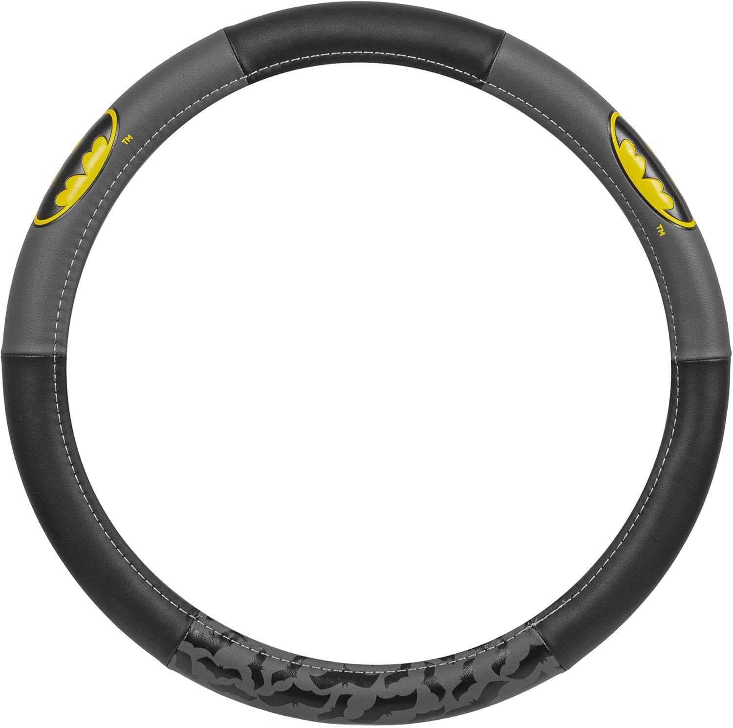 Batman Car Steering Wheel Cover - Universal Fit Steering Wheel Cover with Officially Licensed Warner Brothers Graphics, Great Automotive Accessory Gift Idea for Fans : Everything Else
