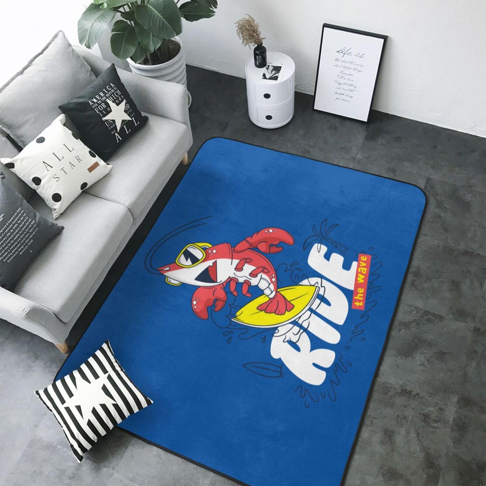 Tapis de chambre doux pour sol froid solution confort grand format 203x147cm