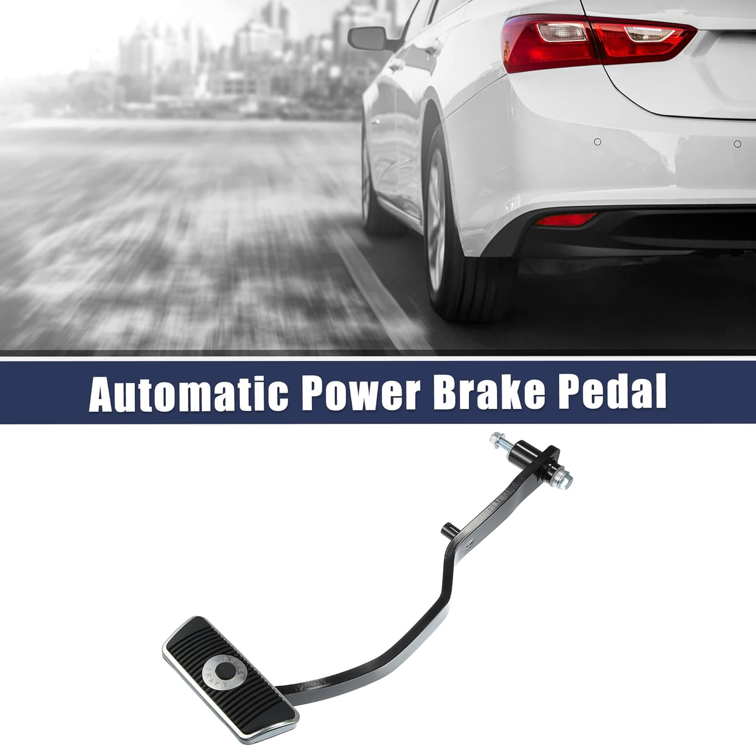 ACROPIX Automatic Power Brake Pedal Replacement Fit for Ford for Mustang - Pack of 1 Black
