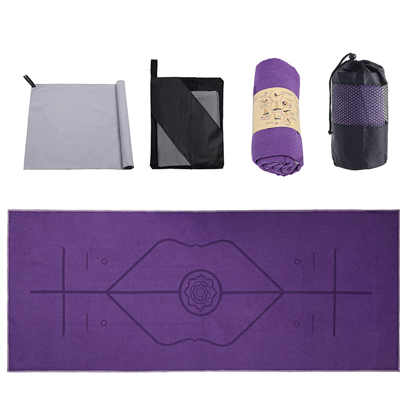 dōTERRA ドテラ ヨガマット用 ヨガタオル 収納バッグ付き Amazon.co.jp