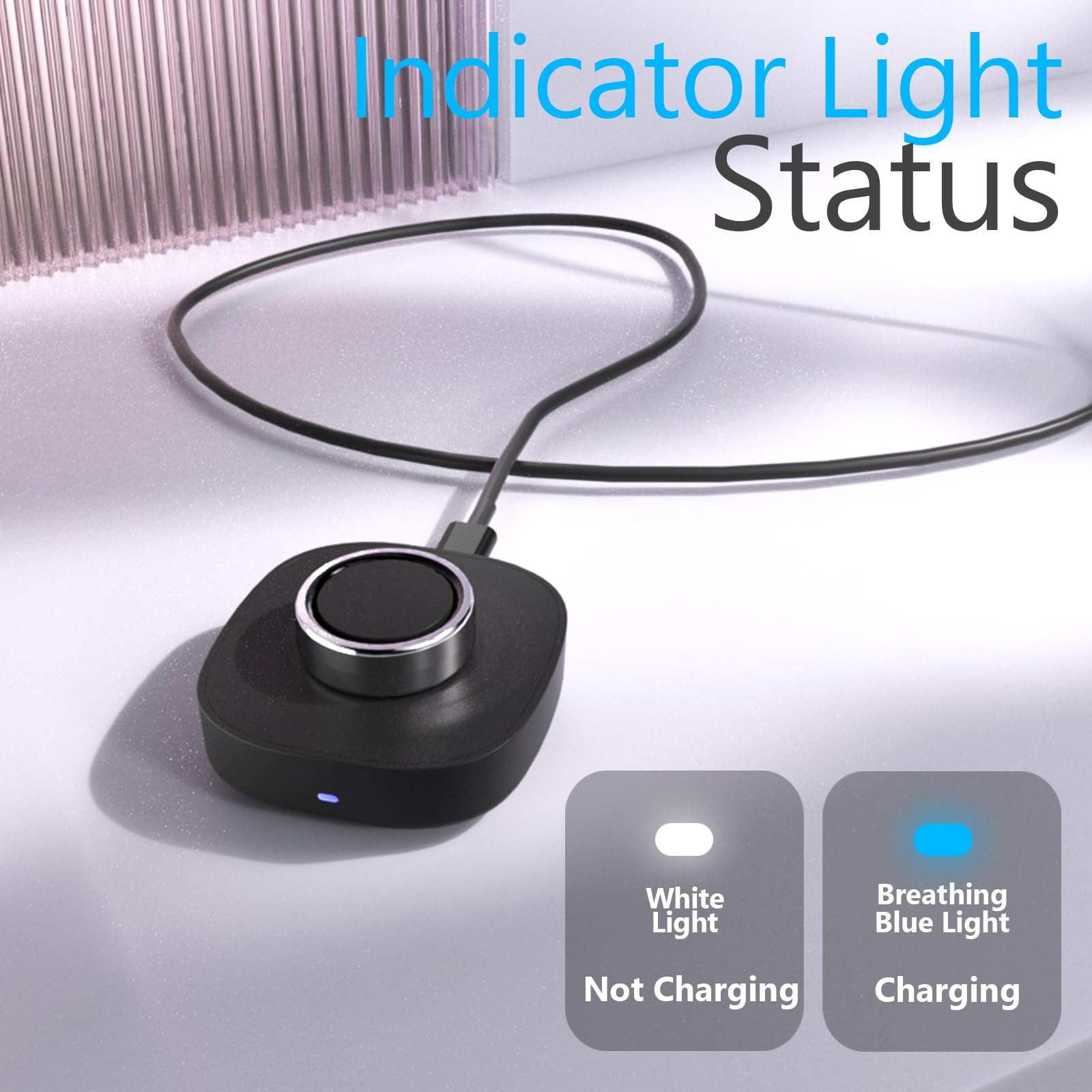 Chargeur pour Oura Ring 4/Ceramic – Taille 11 – Station de Charge Rapide avec câble USB-C de 0,9 m, Base de Charge de Remplacement Rapide Compatible avec Oura Ring Gen 4