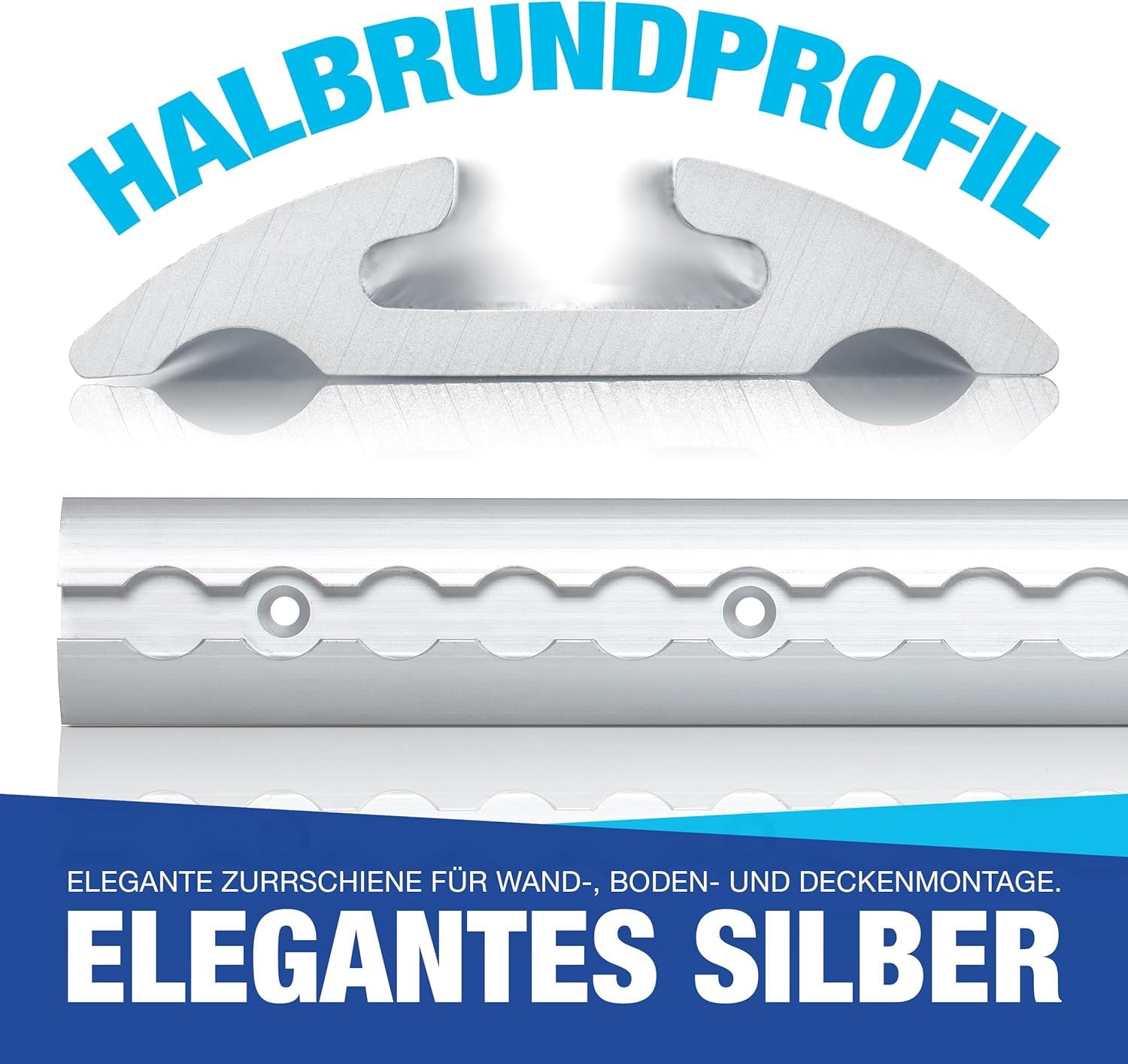 Paal voor ronde/halfronde asbak HxD 1500x60mm met pluggen bevestigen